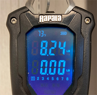 Rapala RHCDS50 High Contrast Digital Scale,Black, 50 lbs.